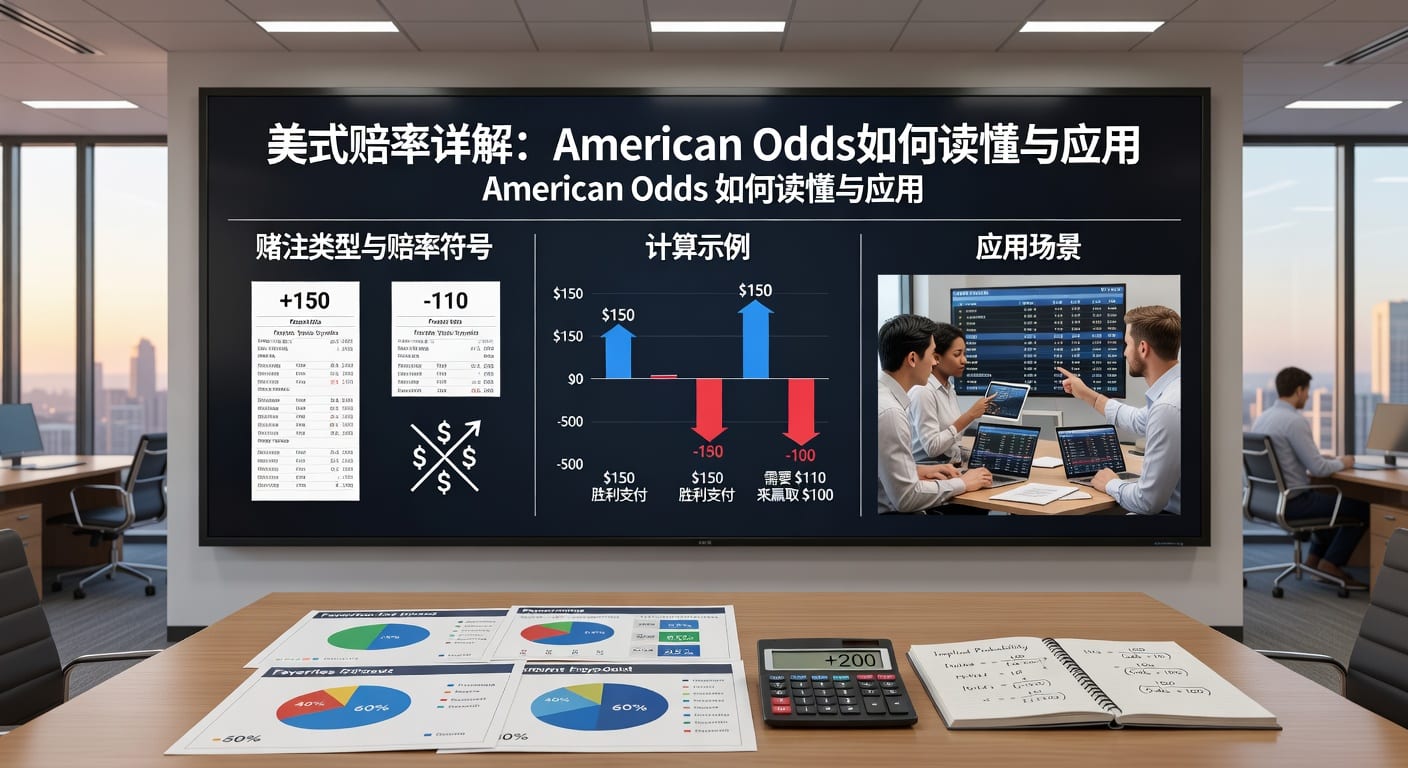 美式赔率 american odds 入门到实战换算指南